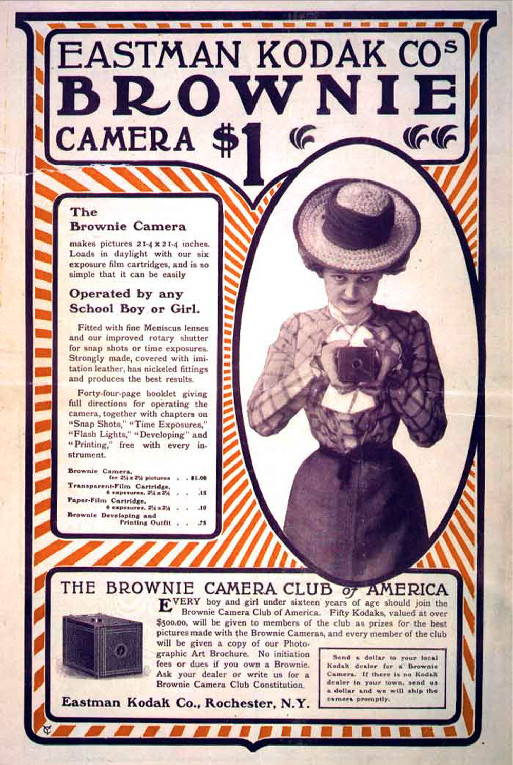 Early Eastman Kodak Advertisement from 1900