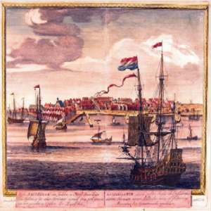 A View of New Amsterdam in 1673 by Bert Twaalfhoven