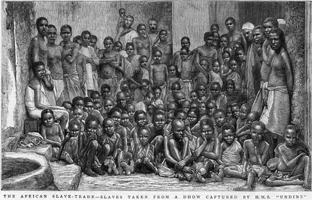 Photo of captured Africans