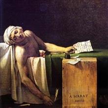 The Death of Marat painting